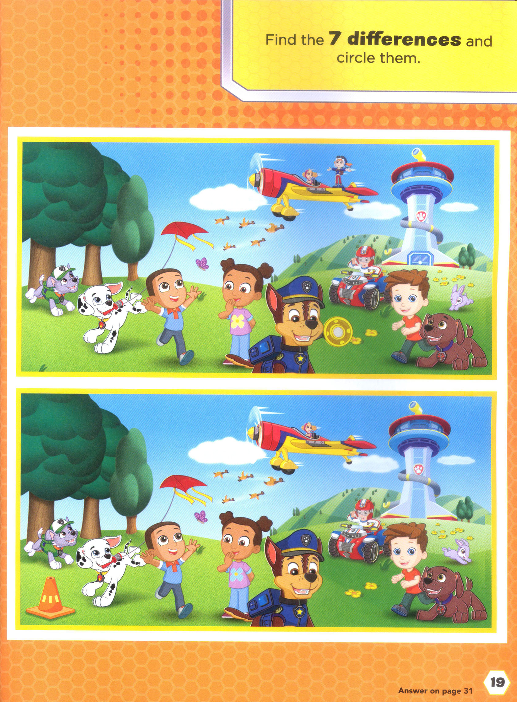 Learning is Fun. NICKELODEON SPOT THE DIFFERENCEPAW PATROL