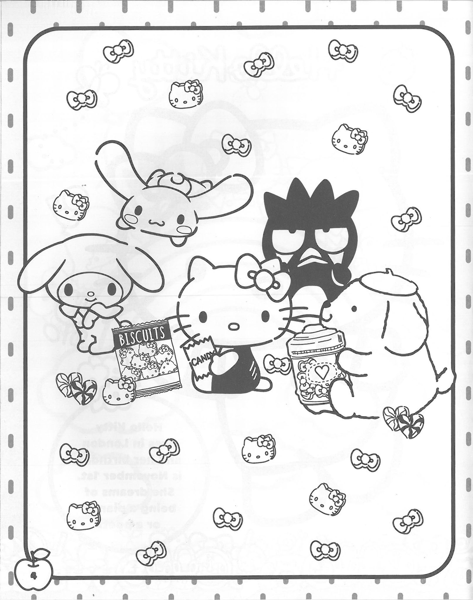 Learning is Fun. HELLO KITTY AND FRIENDS 16PP PROFILE BOOK-FRIENDS FOREVER